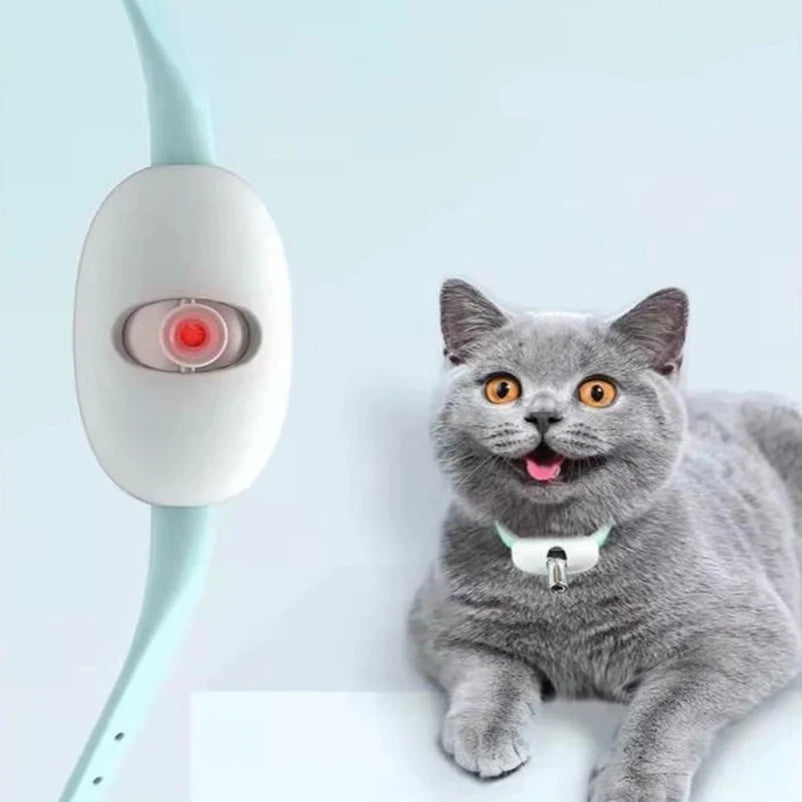 Collier Laser pour Chat – L'accessoire incontournable pour divertir et stimuler votre félin !